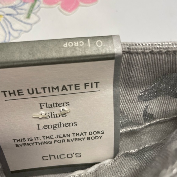 Chicos platinum denim pants - Picture 3 of 6